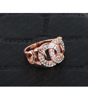 Funkelnder Kristall Damen-Ring *Chanel-Optik*