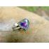 Magischer Flip-Flop Stimmungs Ring *Glitzer-Schwarz*