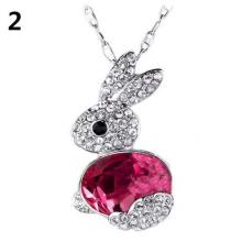 Strass Bunny Halskette