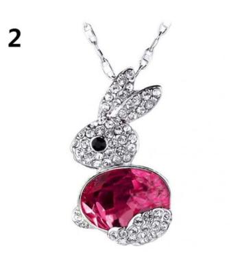 Strass Bunny Halskette