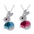 Strass Bunny Halskette