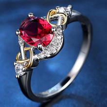 Edler Luxus Saphir-Ring