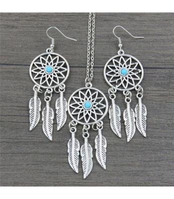 Dreamcatcher Schmuck-Set *Türkis*