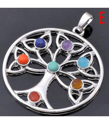 7 Perlen Reiki Halskette ☆Lebensbaum☆