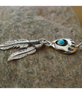 Indianer Bärentatze Anhänger Halskette 