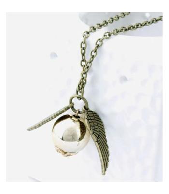 Harry Potter *der goldene Schnatz* Halskette