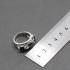 Shapir Schwarz Kristall Silber Schmuck-Set 