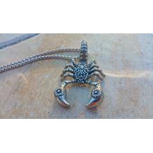 Skorpion Edelstahl Halskette Antik-Style