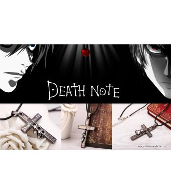 Death Note Anime Halskette mit Kreuz-Anhänger mit Gravur