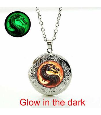 Mortal Kombat Medallion Halskette *Glow in the Dark*