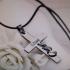Death Note Anime Halskette mit Kreuz-Anhänger mit Gravur