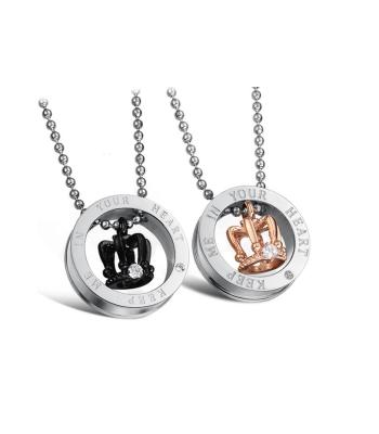 Kronen-Partner-Ketten Stainless Steel