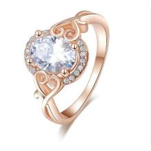 Reizender Herz-Ring 18 Karat Rose`gold Platin