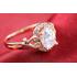 Reizender Herz-Ring 18 Karat Rose`gold Platin