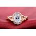 Reizender Herz-Ring 18 Karat Rose`gold Platin