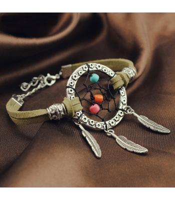 Vintage Zauberwald Mini Dreamcatcher Armband