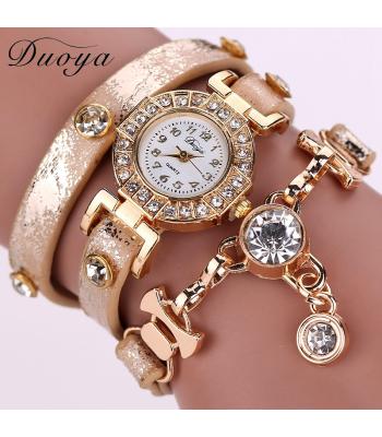 Edelstein Quarz Armbanduhren in verschiedenen Designs