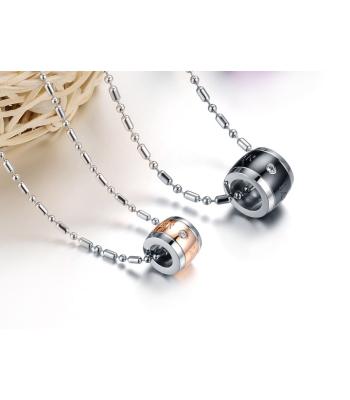 Edelstahl Halskette Forever Love Partner-Kette Set-Preis