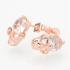 Rose`Gold Skulls Ohrstecker mit Kristall