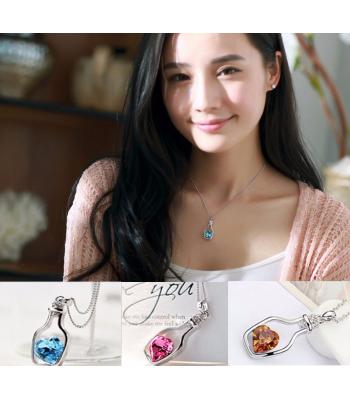 Herz Flaschen Anhänger