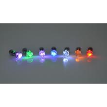 Multicolor LED Ohrstecker - mit leuchtendem Kristall