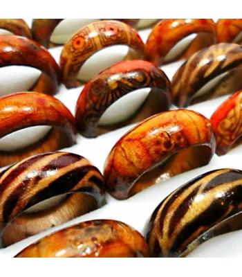 Elegante *Holz-Ringe-Set*
