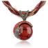 Vintage Schmuck Bohemain Edelstein *ROT*