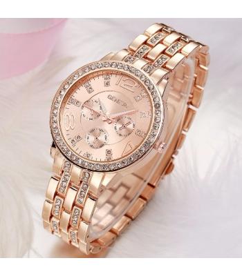 Damen Kristall Buisness-Uhr