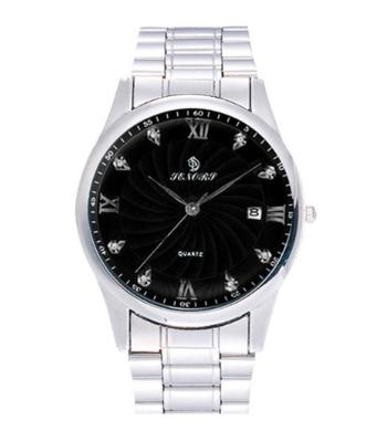 Edle Herren Quarz Armband-Uhr *Silber*