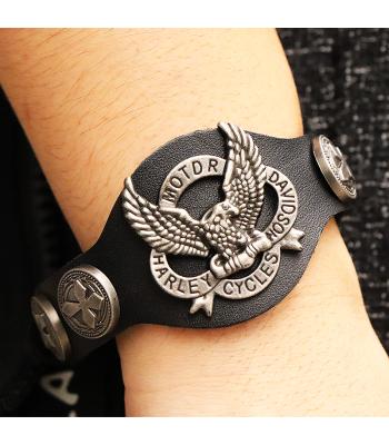Harley Davidson Leder-Armband