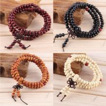 Buddhistisches Sandelholz Perlenarmband