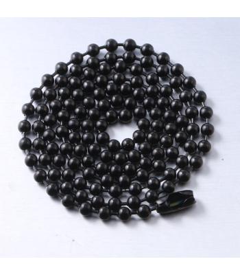 Edelstahl Kugel Korn Halskette