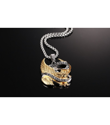 Adler Halskette mit Gravur