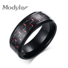 Keramik Carbon Herren-Ring