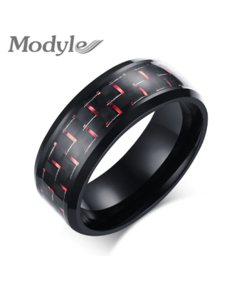 Keramik Carbon Herren-Ring